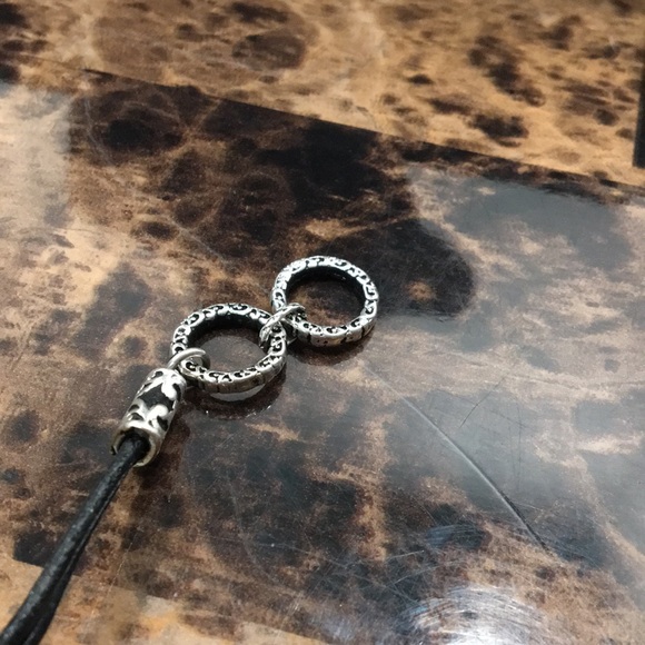 Antique Silver & Turquoise Bracelet - Picture 6 of 9